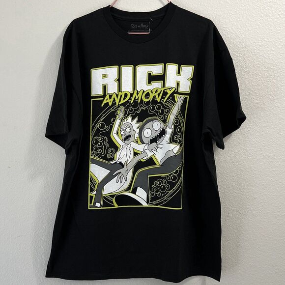 NWT Rick and Morty Tshirt Size XL Portal Jump Adult Swim Cartoon Network - Picture 2 of 3